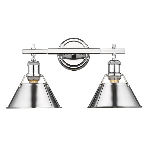 Orwell 18.25-Inch Bath Light in Chrome by Golden Lighting
