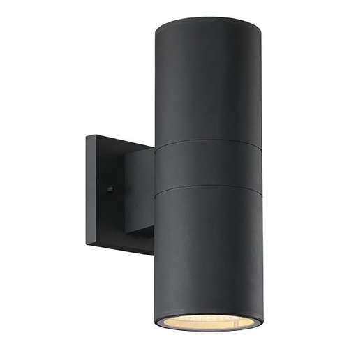 Pillar Textured Black LED Outdoor Wall Light by Craftmade Lighting