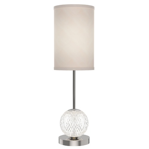 Marni Polished Nickel LED Table Lamp by Alora Lighting