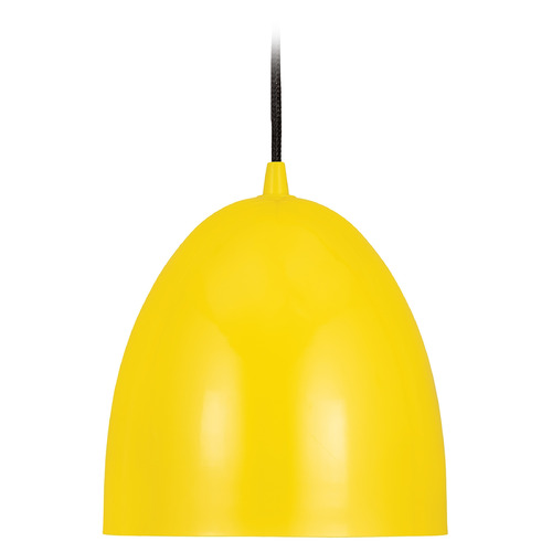 Z-Lite Z Studio Dome Yellow Mini Pendant by Z-Lite 6012P9-YEL