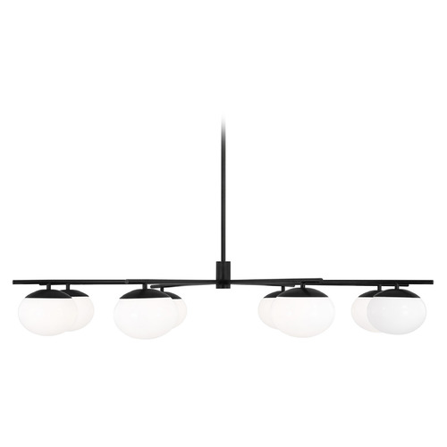 Visual Comfort Studio Collection Ellen Degeneres Lune Aged Iron LED Chandelier