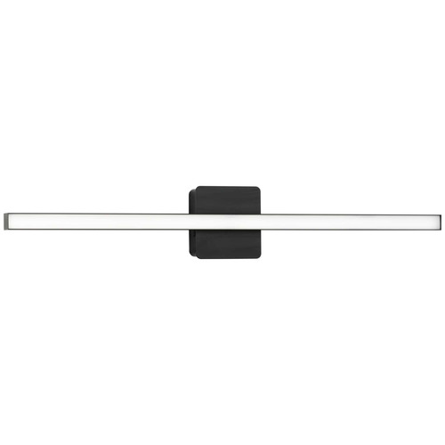 Progress Lighting Replay 4-Light Matte Black LED Vanity Light