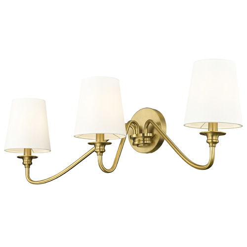 Z-Lite Z-Lite Gianna Modern Gold Sconce 7509-3S-MGLD