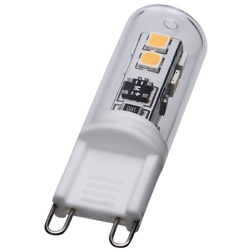 Satco Lighting 2W T4 G9 Base 3000K 120V Clear LED Light Bulb by Satco Lighting S12328