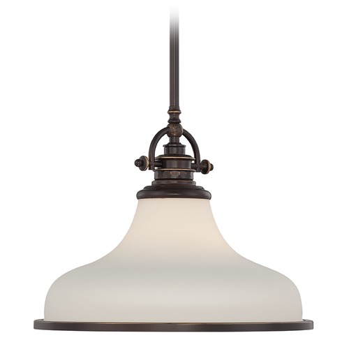 Grant Pendant in Palladian Bronze by Quoizel Lighting