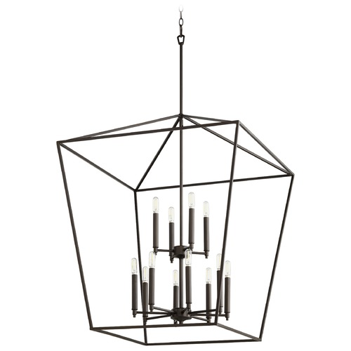 Quorum Lighting Gabriel Oiled Bronze Pendant by Quorum Lighting 604-12-86