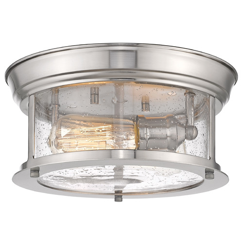 Sonna Brushed Nickel Flush Mount by Z-Lite