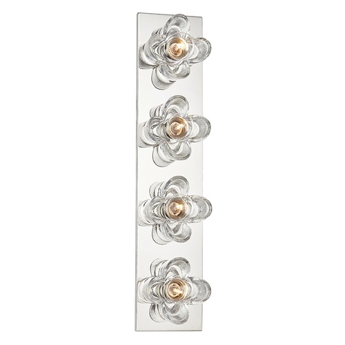 Shea Polished Nickel Bathroom Light by Mitzi by Hudson Valley