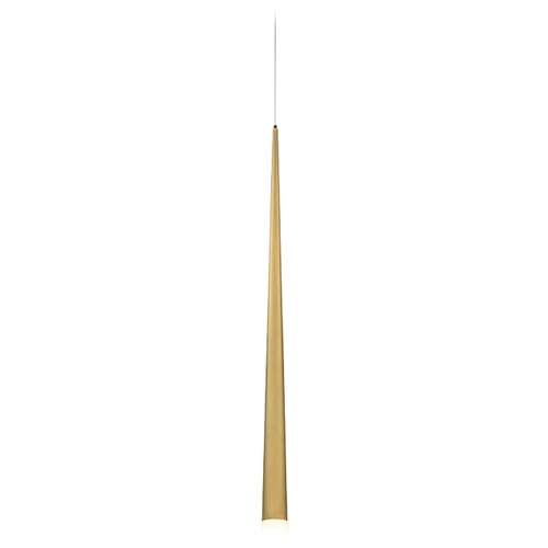 Modern Forms by WAC Lighting Cascade Aged Brass LED Mini Pendant by Modern Forms PD-41837-AB