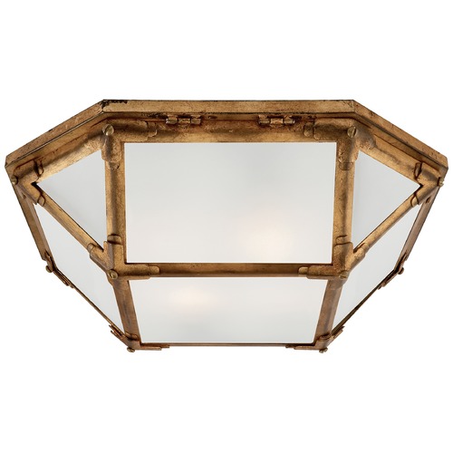 Suzanne Kasler Morris Flush Mount in Gilded Iron by Visual Comfort Signature