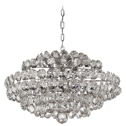 Aerin Sanger Small Chandelier in Polished Nickel by Visual Comfort Signature