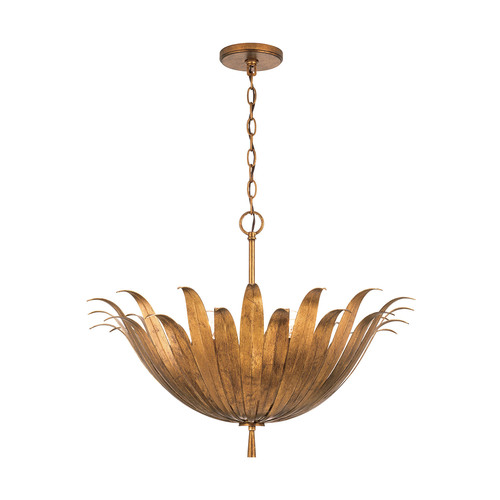 Eden 4-Light Large Pendant in Antique Gold by Capital Lighting