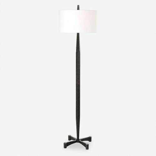 Counteract Floor Lamp in Aged Black by Uttermost Lighting