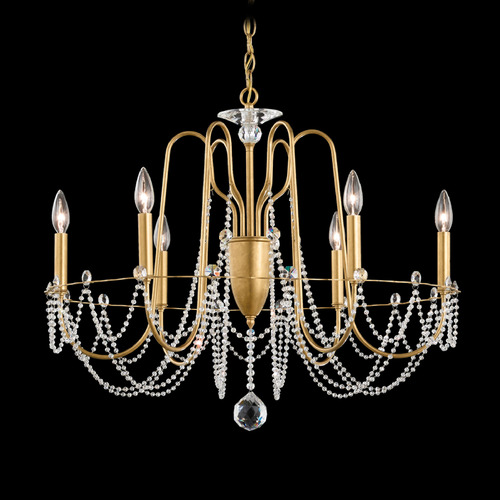 Schonbek Worldwide Lighting Esmery Heirloom Gold Chandelier