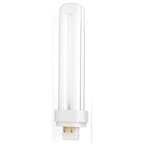 Satco Lighting Compact Fluorescent Quad Tube Light Bulb 4 Pin Base 4100K by Satco Lighting S6740