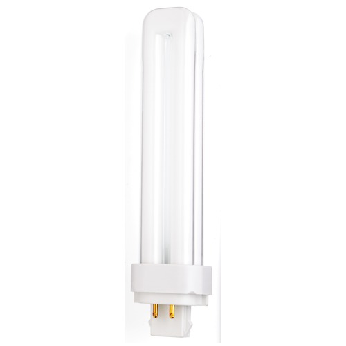 Compact Fluorescent Quad Tube Light Bulb 4-Pin Base 4100K by Satco Lighting