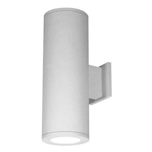 WAC Lighting 8-Inch White LED Tube Architectural Up/Down Wall Light 2700K 5510LM by WAC Lighting DS-WD08-F27A-WT