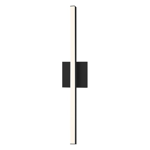 Stix Satin Black LED Bathroom Light by Sonneman Lighting