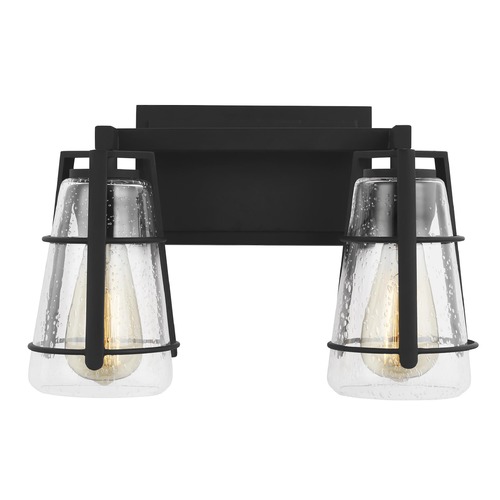 Generation Lighting Adelaide 14.50-Inch Vanity Light in Midnight Black by Generation Lighting VS2472MBK