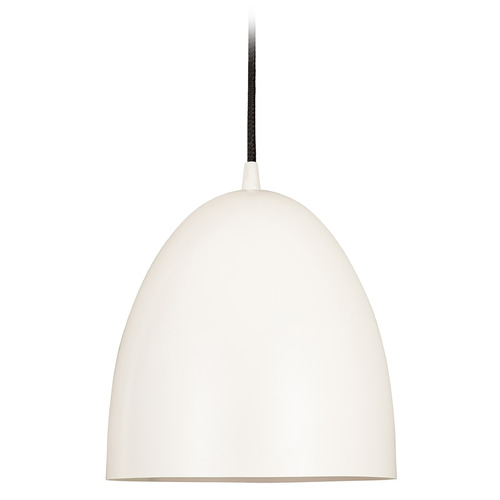 Z-Lite Z Studio Dome Satin White Mini Pendant by Z-Lite 6012P9-SWH