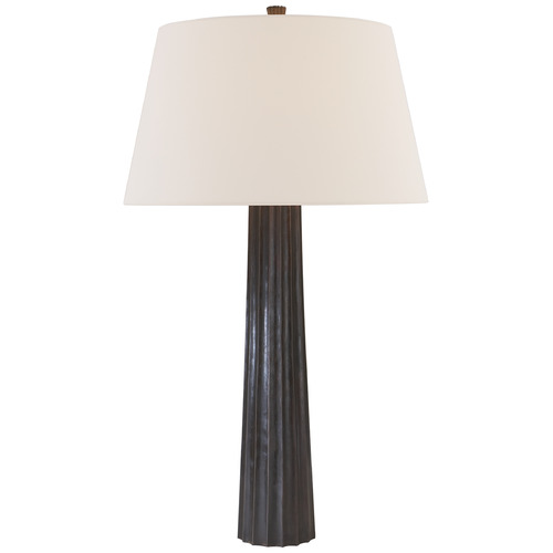 Fluted Spire Large Cordless Table Lamp Aged Iron