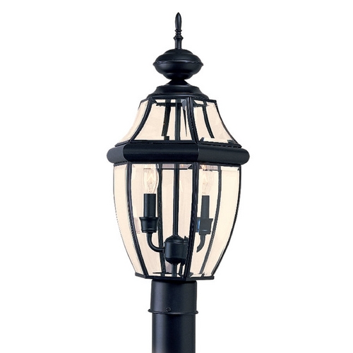 Generation Lighting Lancaster Post Light in Black by Generation Lighting 8229-12