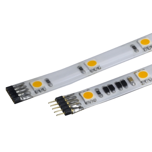 WAC Lighting WAC InvisiLED Pro 24V LED Tape Light 1-Foot 40-Pack 4500K LED-T24C-1-40-WT
