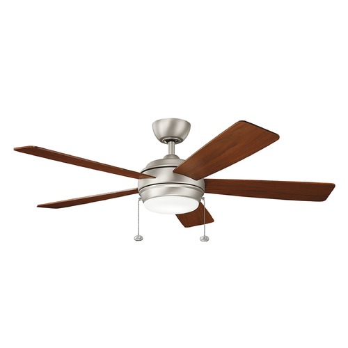 Starkk 52-Inch Brushed Nickel LED Fan by Kichler Lighting