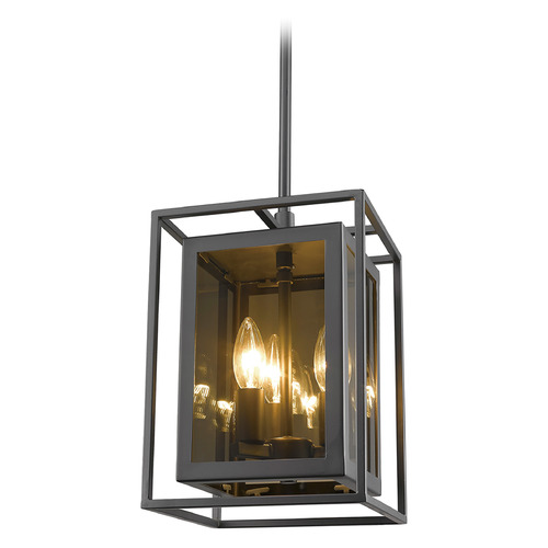 Z-Lite Infinity Misty Charcoal Mini Pendant by Z-Lite 802MP-MC