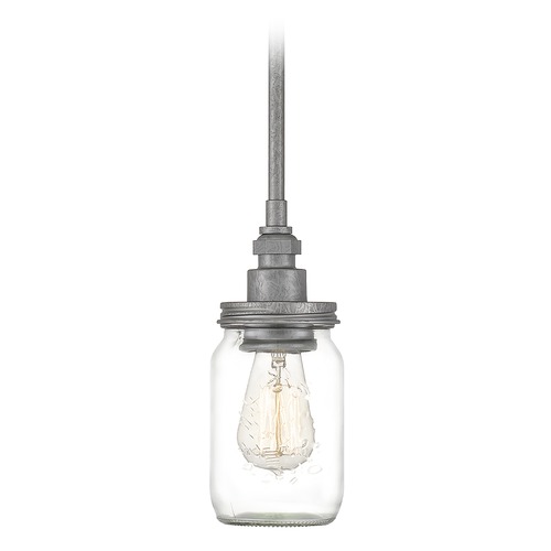 Quoizel Lighting Squire Galvanized Mini Pendant by Quoizel Lighting SQR1504GV