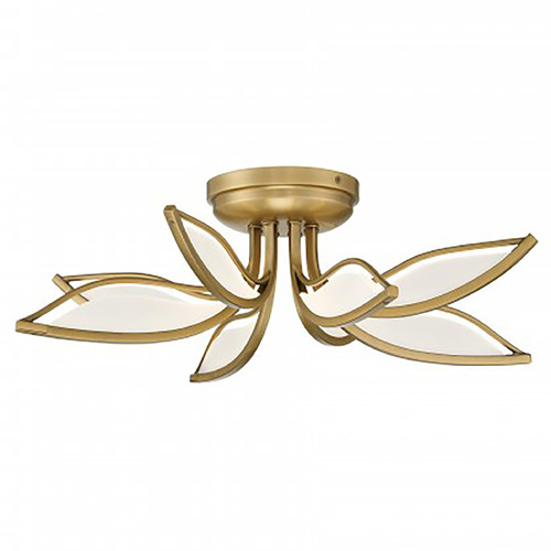 Minka Lavery Minka Lavery Rolando Hidalgo Papilio Legacy Brass LED Semi-Flushmount Light 5655-732-L