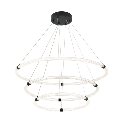 Matteo Lighting Inkara Matte Black LED Pendant Light