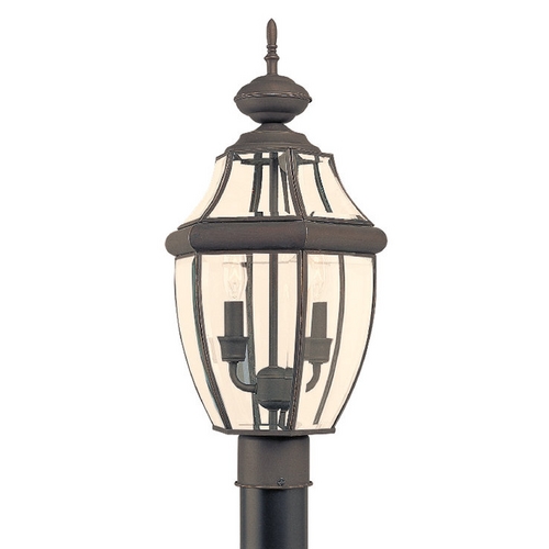 Lancaster Post Light in Antique Bronze by Generation Lighting