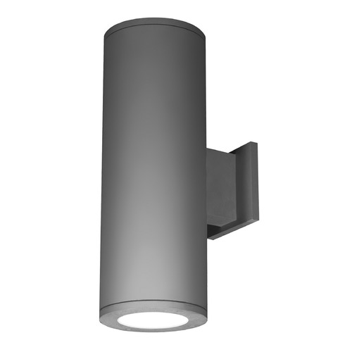 WAC Lighting 8-Inch Graphite LED Tube Architectural Up/Down Wall Light 2700K 5510LM by WAC Lighting DS-WD08-F27A-GH