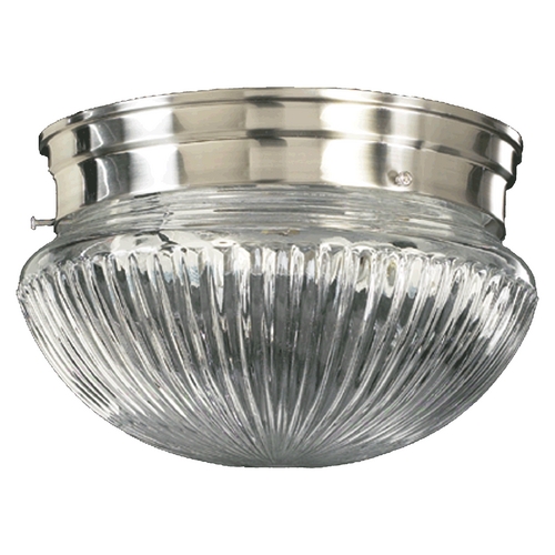 Satin Nickel Flush Mount by Quorum Lighting