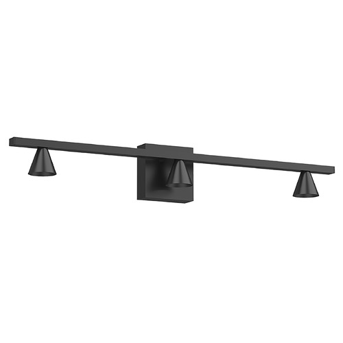 Dune 30.25-Inch 3-Light LED Vanity Light in Black by Kuzco Lighting