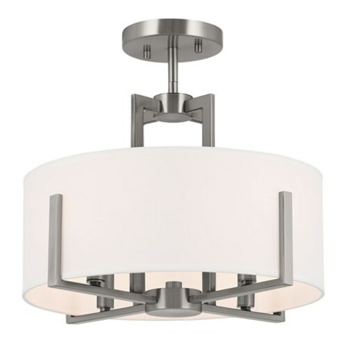 Malen Classic Pewter Semi-Flush Mount Light by Kichler Lighting