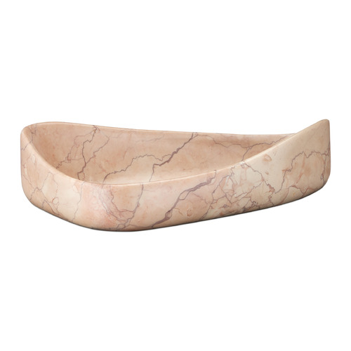 Currey and Company Deaton Natural Rosa Cappuccino Marble Bowl