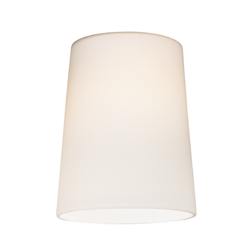 Satin White Cone Glass Shade - Lipless with 1-5/8-Inch Fitter Opening