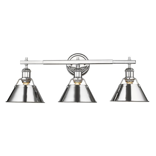 Orwell 24.25-Inch Bath Light in Chrome by Golden Lighting