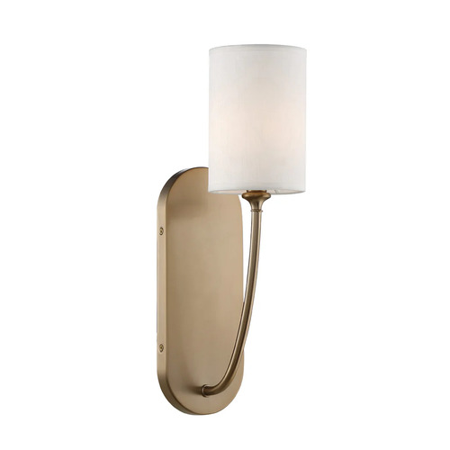 Preston 17-Inch High Sconce in Vibrant Gold by Crystorama Lighting