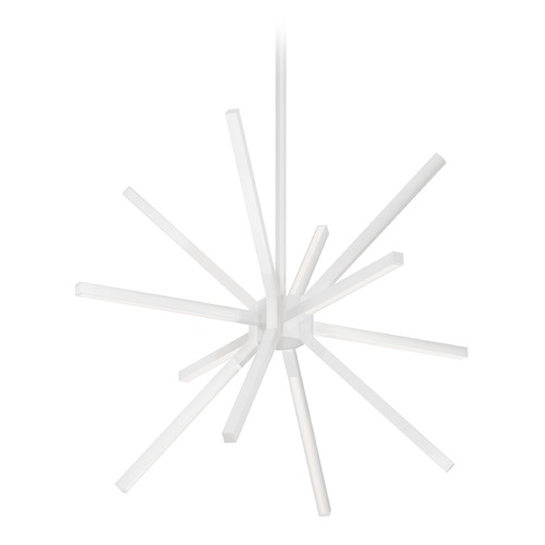 Kuzco Lighting Mid-Century Modern White LED Pendant 3000K 4300LM by Kuzco Lighting CH14220-WH