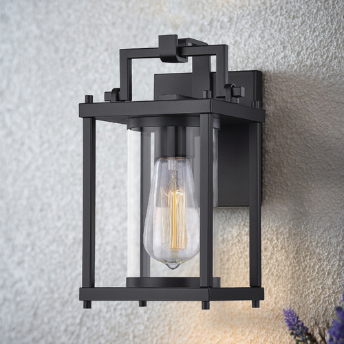 Quoizel Lighting Garrett Matte Black Outdoor Wall Light by Quoizel Lighting GRE8406MBK