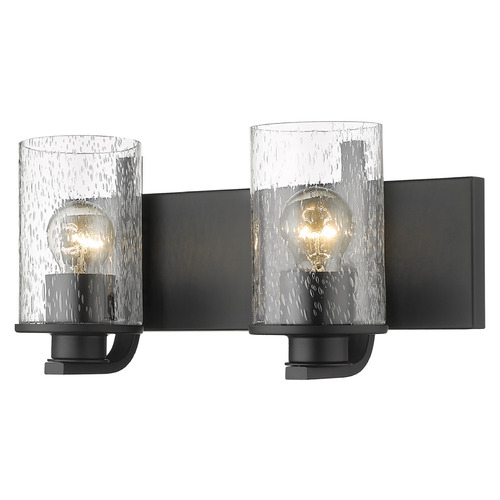 Beckett Matte Black Bathroom Light by Z-Lite