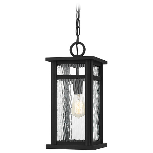 Moira Outdoor Hanging Light in Earth Black by Quoizel Lighting