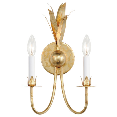Maxim Lighting Paloma Gold Leaf Sconce