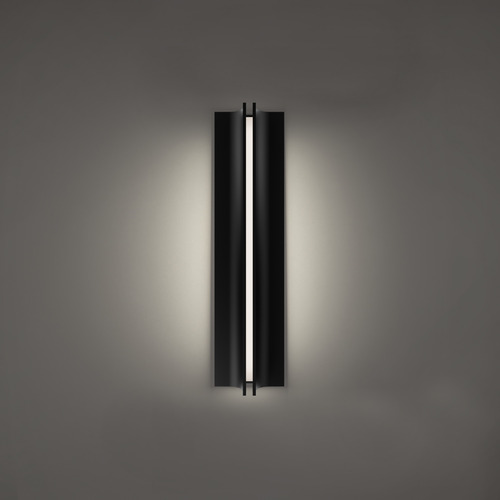 Modern Forms Strait Black LED Outdoor Wall Light