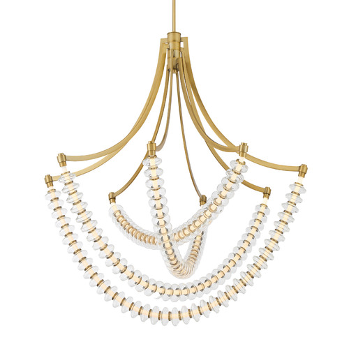 Pearl 39.25-Inch LED Chandelier in Legacy Brass by Minka Lavery