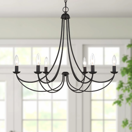 Quoizel Lighting Mirren 6-Light Chandelier in Imperial Bronze by Quoizel Lighting MRN5006IB