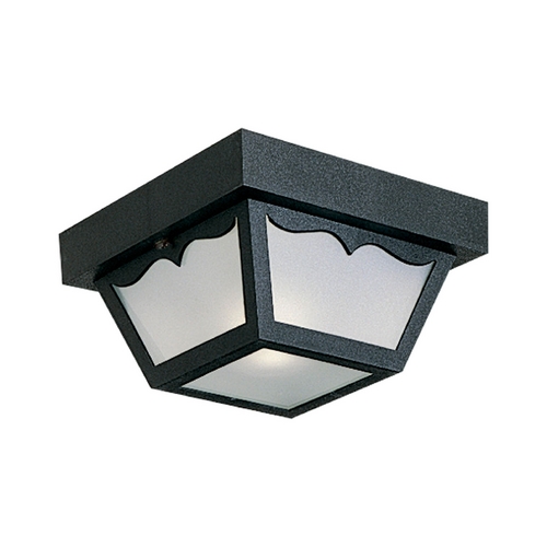 Progress Lighting 8.25-Inch Outdoor Flush Mount in Black by Progress Lighting P5744-31